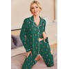 Ekouaer Pajamas Women's Long Sleeve Sleepwear Soft Button Down Loungewear
