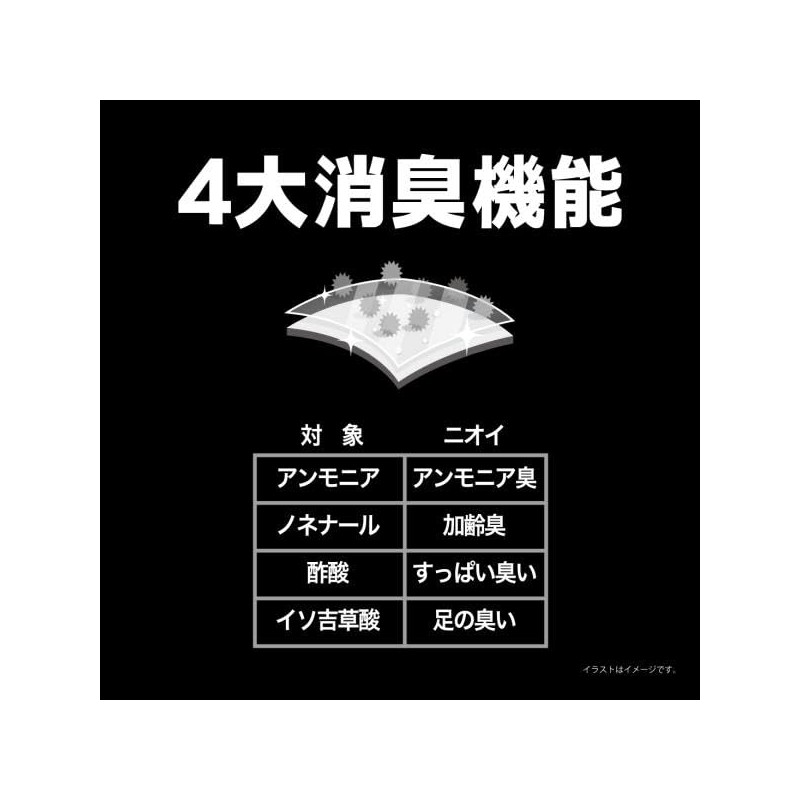 IMPACT LOCK AMCB-149 W Deodorizing Socks, 5 Toes, Ankle, 4P