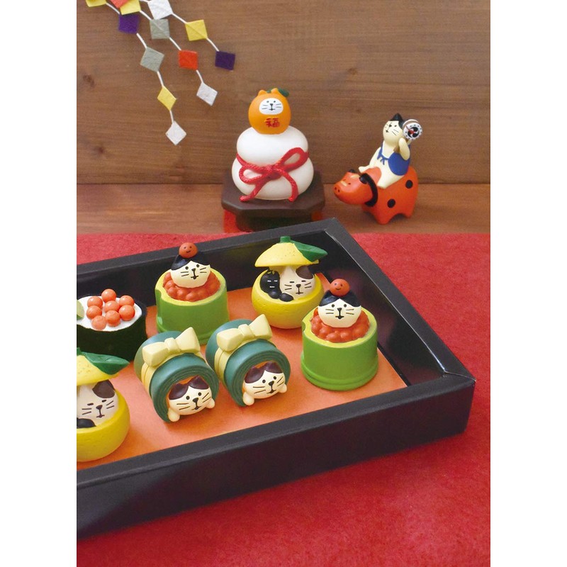 Decole Corporation Concombre ZSG-43719 Osechi Cat, Tapioca Salmon Roe, 0.03