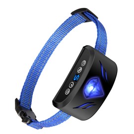 Dog Bark Collar for Large Medium Small Dogs,Smart Bark Collar,Rechargeable and Waterproof Anti Barking Training Collar with 3 Modes,Dog Shock Collar with Beep and Flash Light
