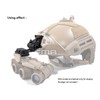 FMA Airsoft Paintball L4G24 Black Plastic Helmet NVG Mount for
