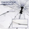 Fogkey Large Windproof Travel Umbrella, Portable Reverse Folding Rain Umbrella