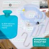 Medi Grade Enema Kit for Intimate Cleansing for Home, Turquoise,