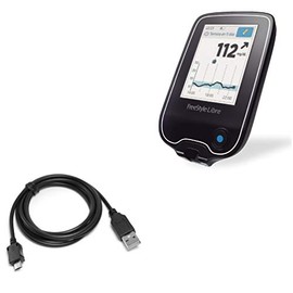 BoxWave Cable Compatible with Freestyle Libre Reader - DirectSync Cable, Durable Charge and Sync Cable for Freestyle Libre Reader, Freestyle Libre Reader, 2