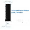 BNTECHGO 24 Gauge Silicone Ribbon Cable Flexible 5P Black 3