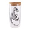 Unique Dinosaur in Glass Bottle Figurine - A Touch of
