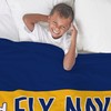 CafePress U.S. Navy: Fly Navy (E 2) Throw Blanket Super