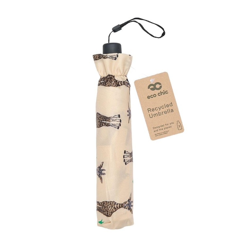 ECO CHIC Manual Mini Umbrella Windproof Strong Compact Folding Travel