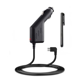 Ramtech DC 12V 2A Universal Car Charger Power Adapter Cable Cord for GPS, Compatible with GPS Fleet 660 670 670V RV 660LMT RV-BBT 601, Stylus Pen Included, CHMNA