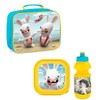 Raving Rabbits bag, lunch box and bottle