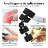 Rodillera Mecanica Graduada Post Operatoria Ajustable Color Negro Talla Unica