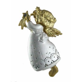 6030349 Angel Lapel Pin Brooch Tie Tack Christian Christmas Angle