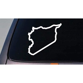 Syria Country Sticker Truck car Window Laptop Vinyl Decal Sticker Car Sticker