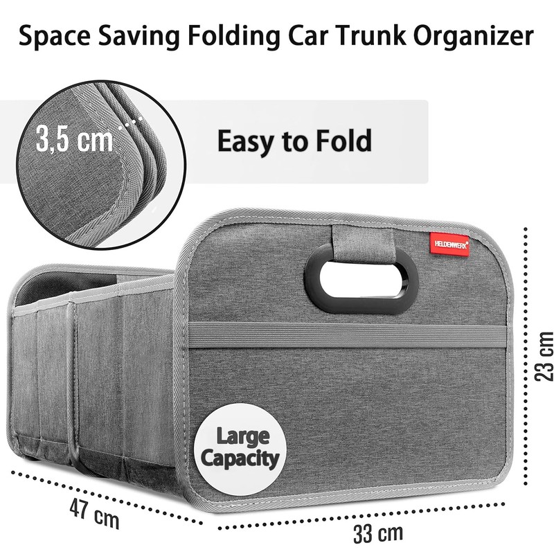 Trunk Organizer for Car, Portable SundriesOrganizer Foldable Waterproof Auto Storage