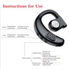 Waterproof Bluetooth Earpiece Earbud can be Worn on Both Ears,