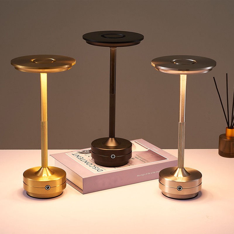 LED Desk Lamp Adjust Brightness 360 Degrees Lighting Quickly Charging