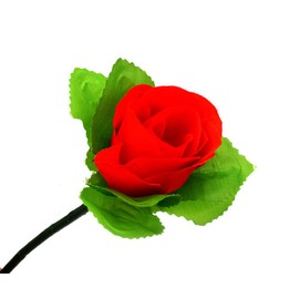 Folding Appearing Rose Flower Magic Tricks Magician Gimmick Illusion Stage Close Up Magic Props,5 Pcs/Lot