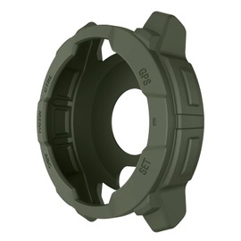 OVERSTEP Rugged TPU Case Cover Compatible with Instinct 3 45mm, Shockproof Anti Scratch Anti Drop Protective Bumper Case Replacement, Smart Watch Accessories