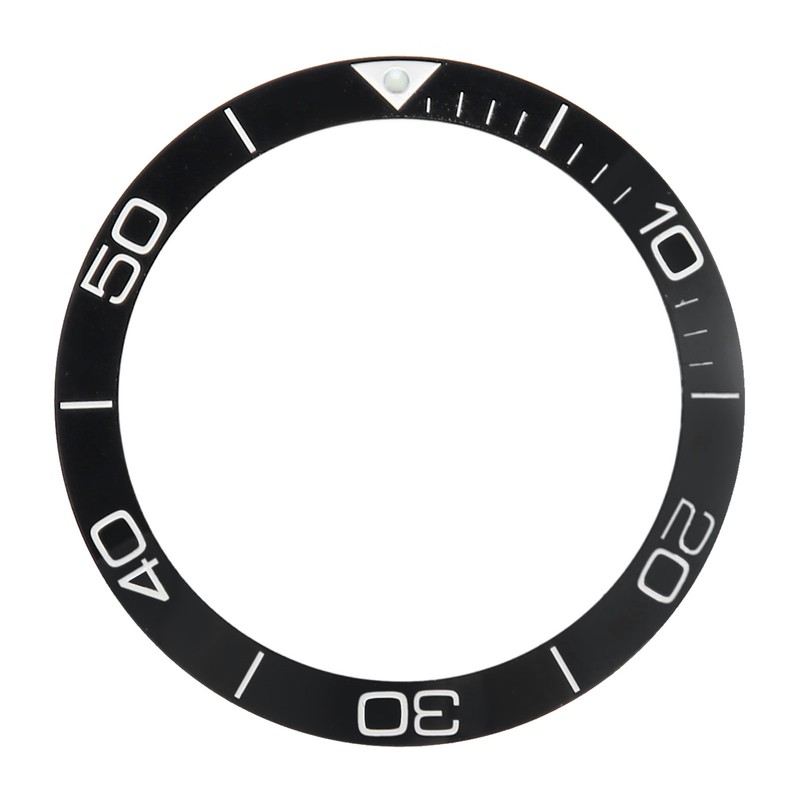 Ceramic Watch Bezel Ring Professional 38.6mm Watch Bezel Insert Replacement