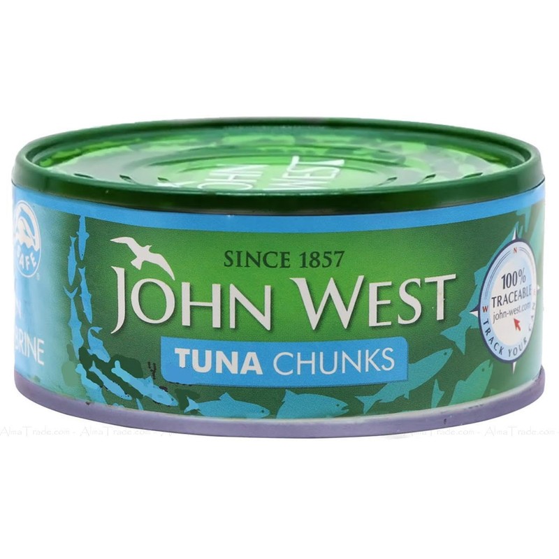 John West Tuna Chunks in Brine Tins - Naturally High