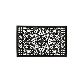 Nuvo Iron Decorative Insert for Fencing, Gates, Home, Garden - Rectangle, 15" X 24", Black