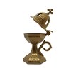Church Top Gold Incense Burner