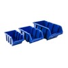 PAFEN Set of 20 x Stacking Boxes NP4 Blue Storage