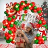 Christmas Balloons, Pack of 63 Christmas Balloons, Garland, Colourful Merry