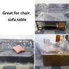 HDBHBH 146"/12ft Heavy Duty Waterproof Sofa Cover, Clear Protector for