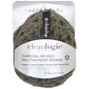 Clean Logic Charcoal Infused Sea Foam Body Sponge (6 Pack)