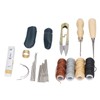 28Pcs Leather Working Tools Durable 2Pcs Awl 4Pcs Wax Threads