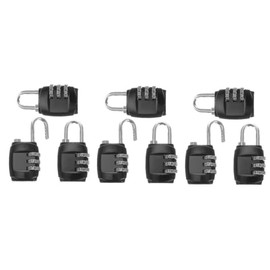 Ciieeo 3 series Candado De Combinación Para Exteriores Pequeño Candado De Alambre Con Combinación Candados Para Equipaje De Viaje Con Código Pequeño Candado De Combinación 3 piezas*3