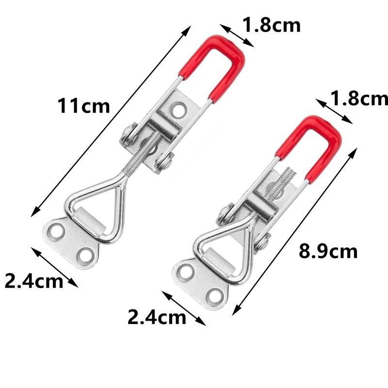 Gad2go 2 Pieces Toggle Clamp Latch 304 Stainless Steel Quick