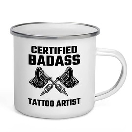 Bubble Hugs Tatto Artist Camper Mug 12oz - Bdss Tattoo Artist - Tattoo Gifts Tipping Skin Deep Ink Tattoo Lover Tattooing Tattooist