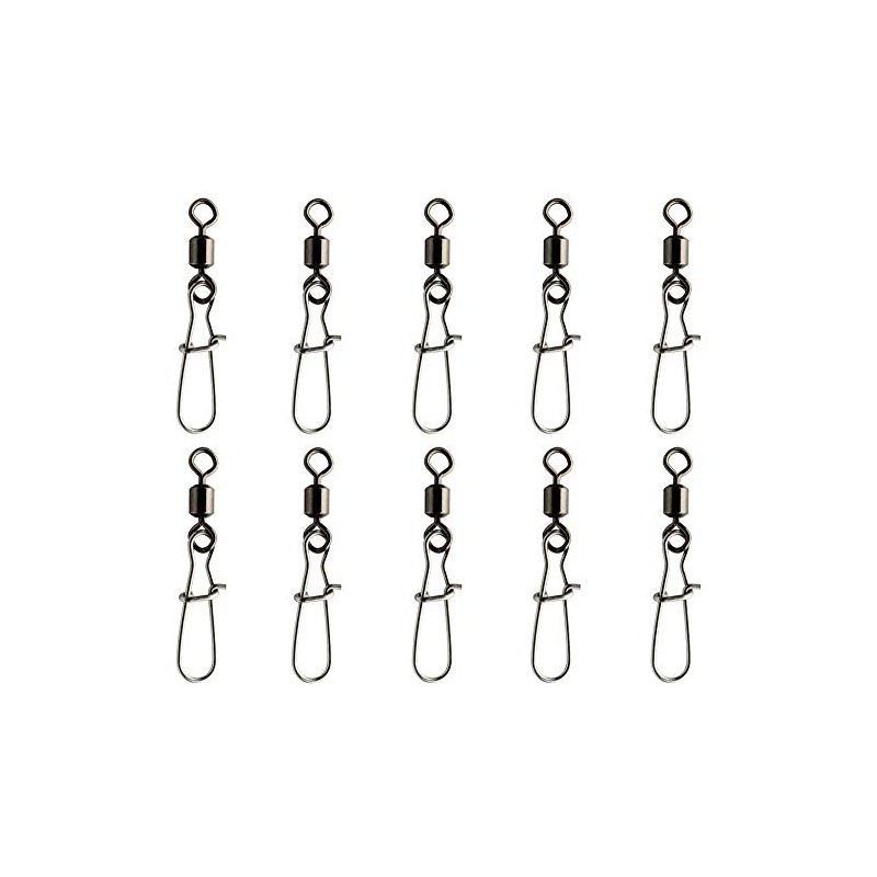 Spro Rolling Swivel with Fast Lock Snap - 10 Swivels,