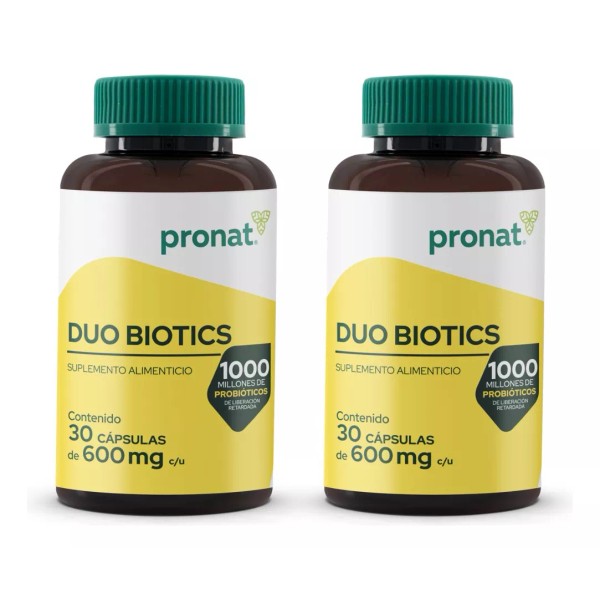 Pronat Kit De 2 Piezas - Probióticos Duo Biotics (30 Caps) - Pronat
