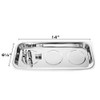 EHOMEA2Z Magnetic Dish Tool Parts Tray Socket Screw Holder (14"x6")