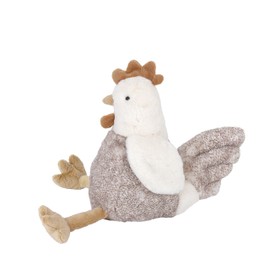 MON AMI Hester The French Hen Stuffed Animal 13”/33cm | Soft & Cuddly Farm Toy | Chicken Plush Toy