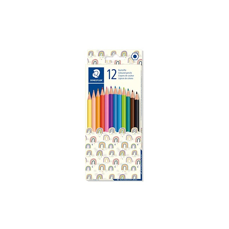STAEDTLER 175 C12 Wood-Free Coloured Pencils - Box of 12
