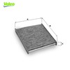 VALEO 715840 Filter Cabin Air Protect Pollen Filter with Activated