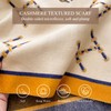 LumiSyne Winter Scarf Cashmere Shawl Women Retro Horse Letter Pattern