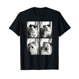 Funny Hamster with Sunglasses Cool Rodent Animal Meme T-Shirt