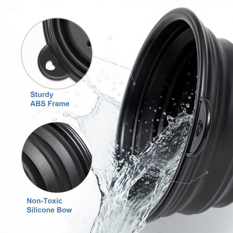 Foldable Shaving Soap Bowl – Portable, Easy-to-Carry Shaving Soap Cup