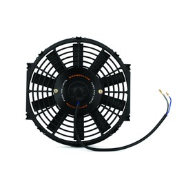 Mishimoto MMFAN-10 Slim Electric Radiator Fan, 10" Universal Fit, 12.3 Volts, Black