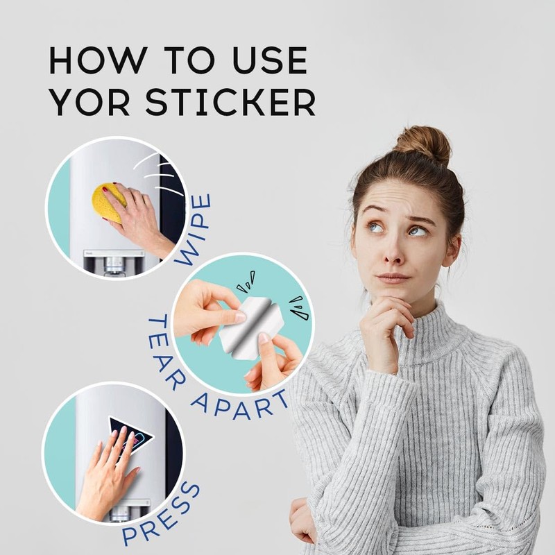 Vinyl Triangle Stickers (Set of 4) 10cm - Neon Sign