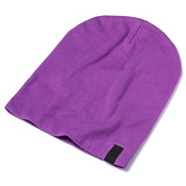 Revony Chemo Beanie Cap - Soft and Skin Friendly - 100% Cotton Purple