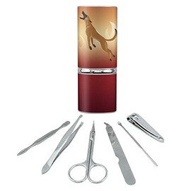 Belgian Malinois Dog Bite Training Stainless Steel Manicure Pedicure Grooming Beauty Care Travel Kit
