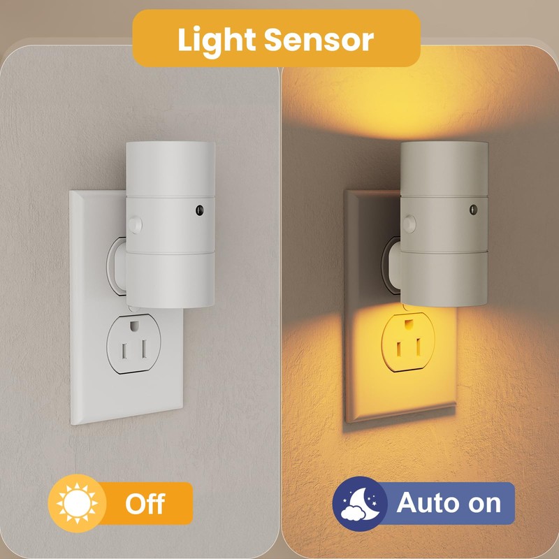 VOLISUN Night Light, Dimmable Led Night Lights Plug into Wall,