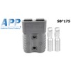 Anderson SB175 Power Ground Quick Disconnect 175A (Grey (4 AWG))