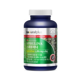 1 Bottle of Spirulina 300 Tablets (5-month supply) Chlorophyll 14mg per day / 스피루리나 300정 1병 (5개월분) 엽록소 1일 14mg